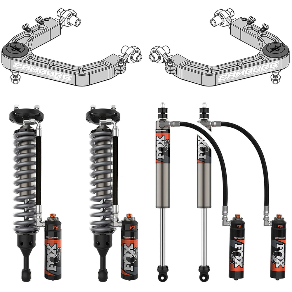 Camburg Toyota Tundra 2wd 4wd 07-21 FOX 2.5 Performance Elite Kit (BILLET UCA)