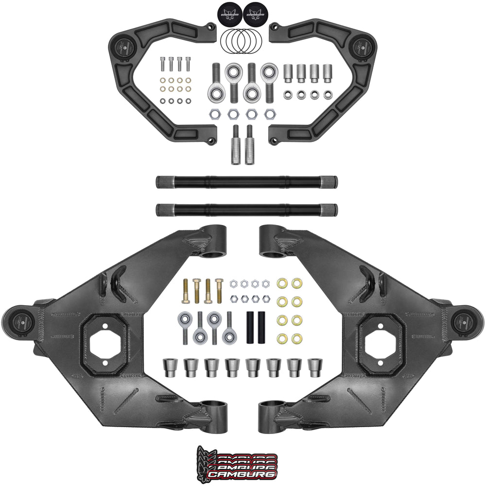 Camburg Ford Bronco 21-25 Trail Series L T Kit w Axles (BILLET XJ UCA) (GRAY)