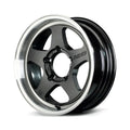 Gram Lights 57FR-X 16x6.5 -12 5-139.7 Glass Black/Rim DC Wheel