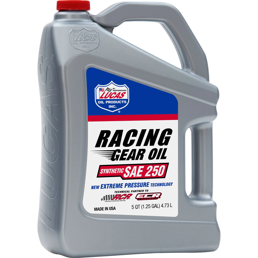SYNTHETIC SAE 250 RACING GEAR OIL 5 QUART CASE OF 3