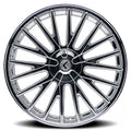 Kraze KR185 Double Down 20x8.5 / 5x112/120 BP / 38mm Offset / 73mm Hub Chrome Wheel