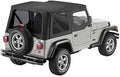 Bestop Replay OEM Replacement Top - 97-06 Wrangler TJ Exc. Unlimited (Black Denim; Tinted Windows; Upper Door Skins Included) 51197-15