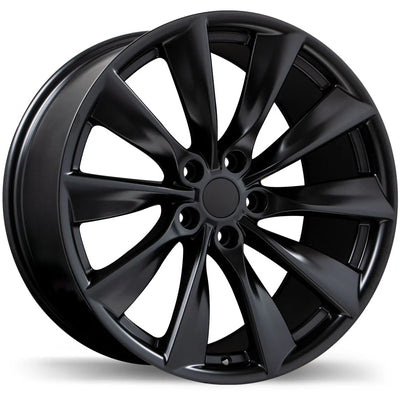 Kraze KR185 Double Down 22x8.5 / 5x112/114.3 BP / 38mm Offset / 73mm Hub Gloss Black Wheel