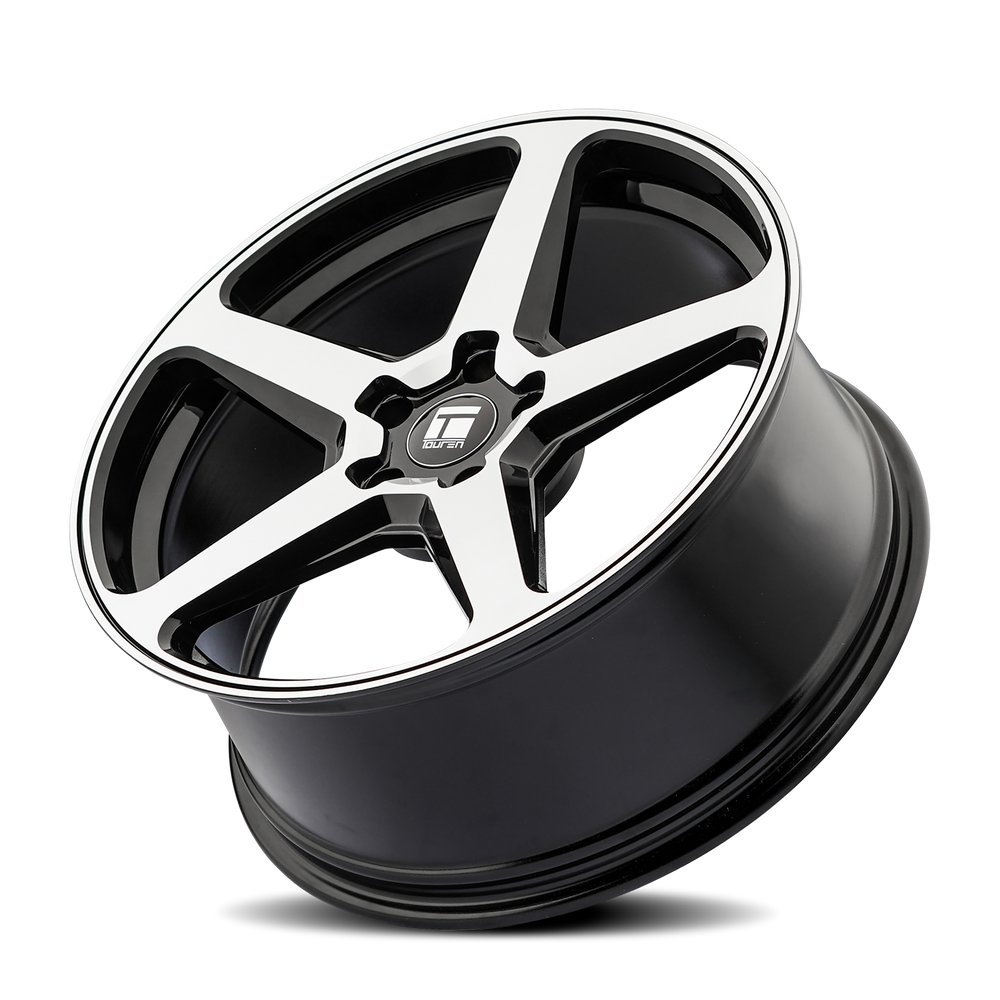 Touren 3296 TF96 20x9 / 5x112 BP / 35mm Offset / 66.6mm Hub Gloss Black Machined Wheel