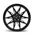 Kraze KR196 Evolve 20x9 / 5x114.3 BP / 35mm Offset / 72.62mm Hub Gloss Black Wheel