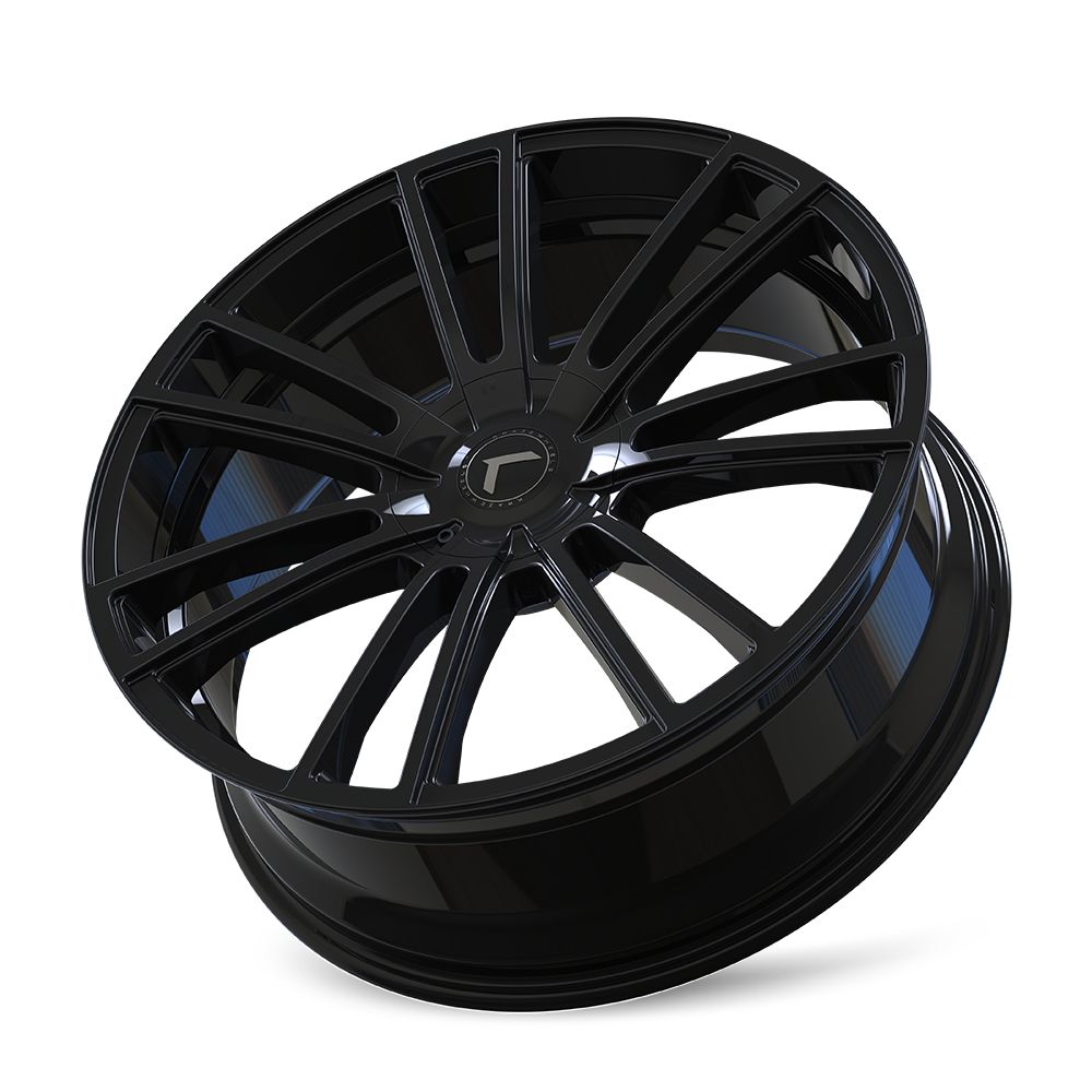 Kraze KR183 Spectra 18x8 / 5x108/114.3 BP / 40mm Offset / 72.62mm Hub Gloss Black Wheel