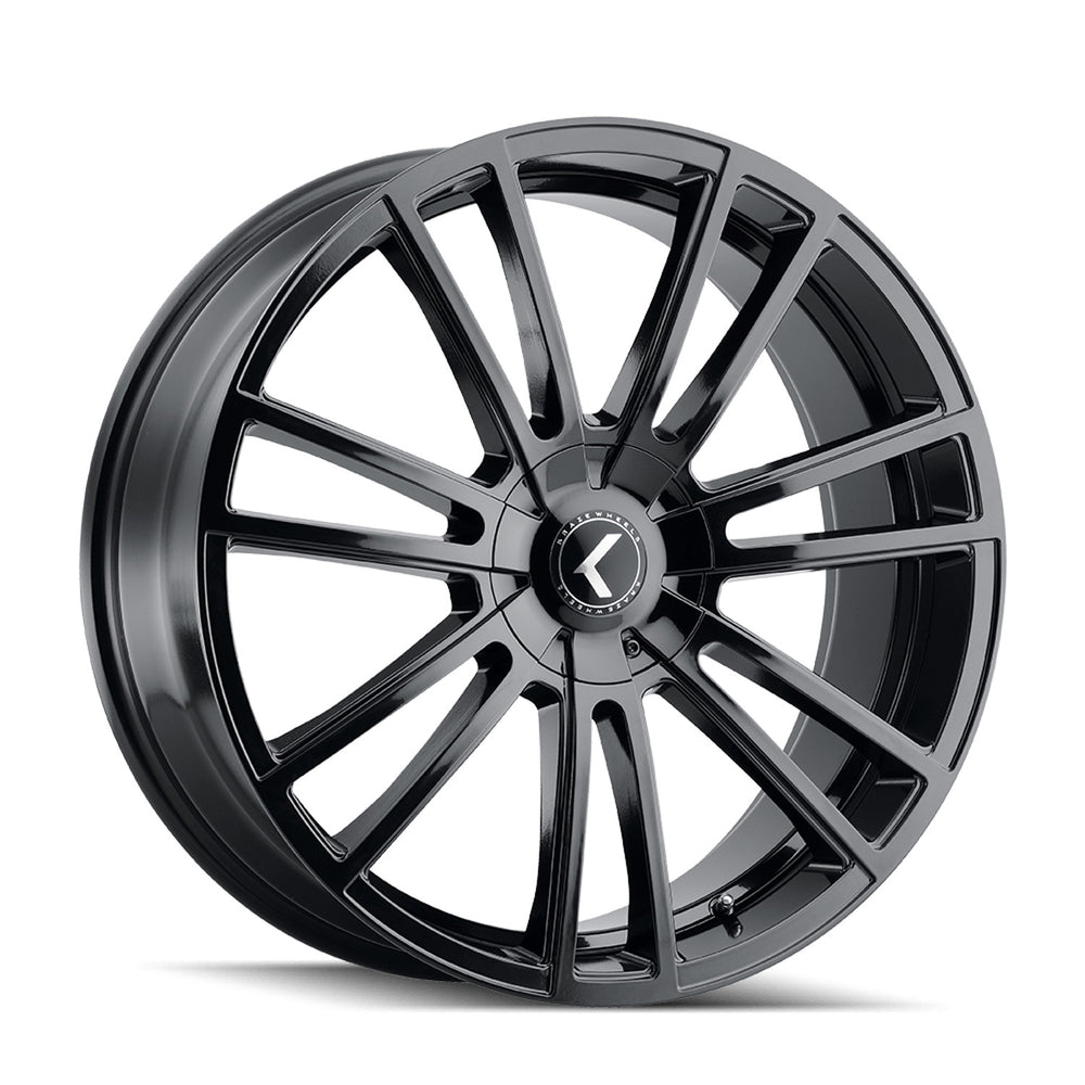 Kraze KR183 Spectra 18x8 / 5x115/120 BP / 40mm Offset / 74.1mm Hub Gloss Black Wheel