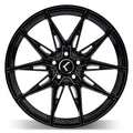 Kraze KR196 Evolve 18x8.5 / 5x112 BP / 30mm Offset / 66.56mm Hub Gloss Black Wheel