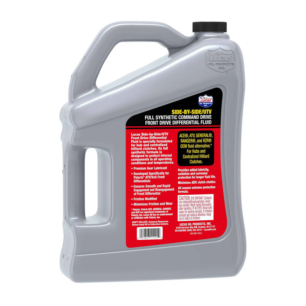 SYNTHETIC SXS COMMAND DRIVE/FRONT DRIVE DIFFERENTIAL FLUID 1 GAL CASE OF 4