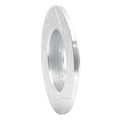 R1 Concepts Brake Rotor Drilled and Slotted Silver Fits Ford EcoSport