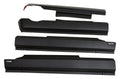 Black Trail Armor Rocker Panel And Sill Plate Covers For 2019-2023 Ram 1500 Classic, 2009-2018 Ram 1500, 2009-2026 Ram 2500/3500 Crew Cab, Pair Bushwacker