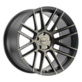 ~(26 lbs. 20X20X11)~ TSW MOSPORT 18x9.5 5/120 ET40 CB76.1 MATTE BLACK W/MACHINE FACE AND DARK TINT