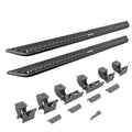 Dominator Extreme Frame Slider Mounting Brackets Only Textured Black 2016-2023 Toyota Tacoma Go Rhino