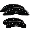 Set Of 4 Caliper Covers Engraved Front And Rear MGP Yellow Finish Black Characters 2004-2008 Chrysler Pacifica MGP Caliper Covers