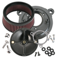 S&S Cycle 08-16 Touring Models w/ S&S 70mm Throttle Body Stealth Air Cleaner Kit w/o Cover