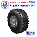 27X9.50R15LT 6 PLY BLACK SIDEWALL SUPER SWAMPER RADIAL/TSL SSR SERIES