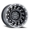 Aluminum Wheels 17x9 Halo 957BS Satin Black Silver Ring -12 Offset 6 on 135 Bolt Pattern 87.1 Bore Raceline