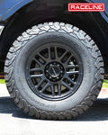 Aluminum Wheels 16x8 Outlander 944B Satin Black 0 Offset 5 on 114.3 Bolt Pattern 78.1 Bore Raceline