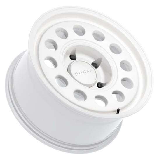Nomad N501SA Convoy 15x7in / 5x139.7 BP / -10mm Offset / 107.95mm Bore - Gloss White Wheel