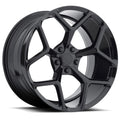 MOMO Drifting 350 Diam 90 Dish Blue Microfiber Anthracite Spokes Yellow Inserts
