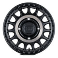 BUSND 15X7 4X137 SGL-BLK-MCH-DDT-RG 36MM