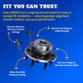 MOOG 08-10 Chevrolet Cobalt Front Hub Assembly