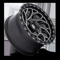 D840 15X10 5X4.5 G-BLK-MILL -43MM