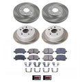 Power Stop 00-01 Toyota Camry Front and Rear Semi-Coated Rotor Kit