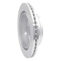 R1 16-24 Nissan Titan XD Rear Right Drilled & Slotted Silver Brake Rotor