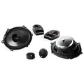 J.W. Speaker 12V SAE ECE LED Jeep JL Fog Light with Black Inner Bezel - 2 Light Kit 0557983