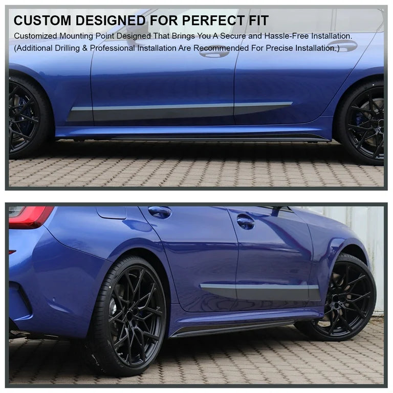 G20 M PERFORMANCE SIDE SKIRT - GLOSS BLACK