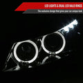 HALO PROJECTOR HEADLIGHT CHROME HOU