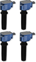MSD Ignition Coil Ford Ecoboost 2.0L/2.3L L4 Blue 4-Pack 2012-2019 Ford Ecoboost 2.0L/2.3L MSD Ignition