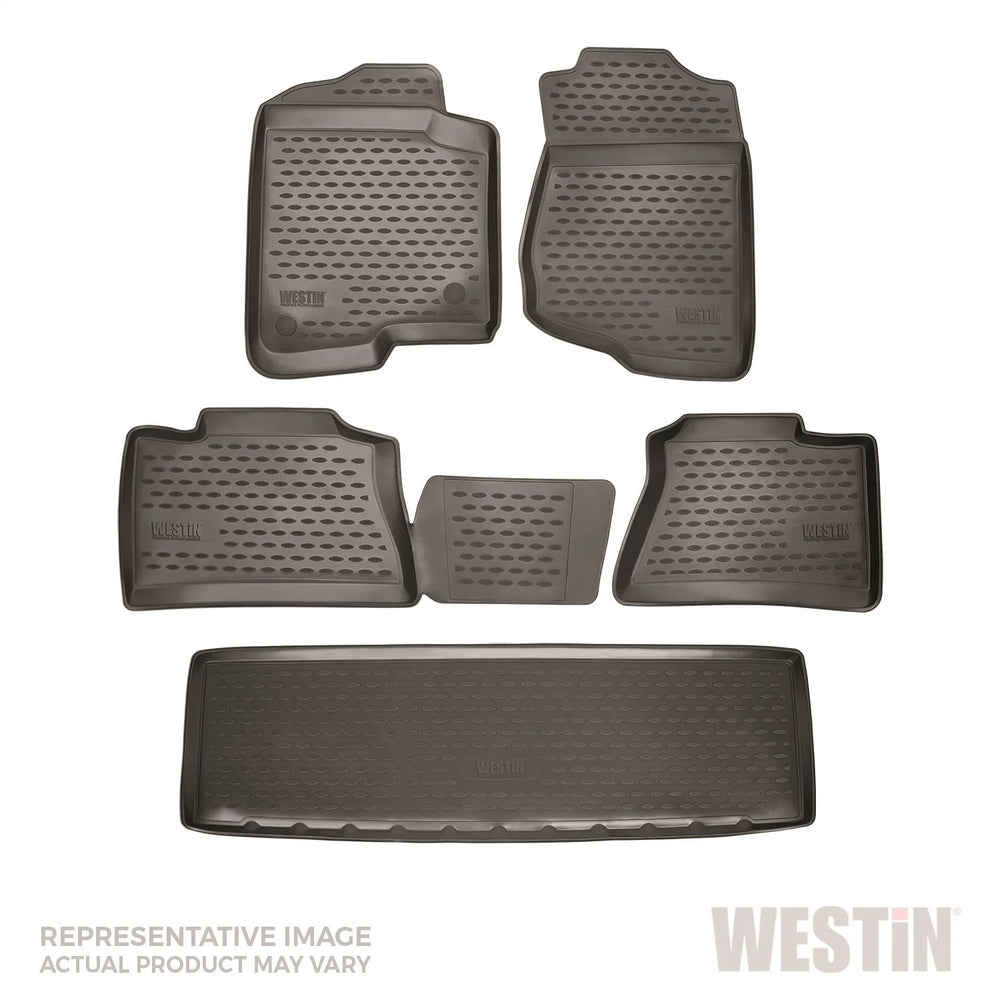 ~(16 lbs. 33X20X6)~ Profile Liners Front 2nd and 3rd Row Set Black 5 2012-2015