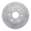 R1 09-20 Chevrolet Tahoe Front Right Drilled & Slotted Geoperformance Rotor