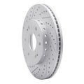 R1 09-20 Chevrolet Tahoe Front Right Drilled & Slotted Geoperformance Rotor