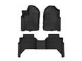 WeatherTech 2019+ Ford Ranger Supercrew Front and Rear Floorliner - Black