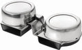 DOUBLE HORN, 12 V, STAINLESS STEEL.