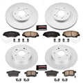Power Stop 08-10 Honda Accord Front & Rear Z17 Evolution Geomet Coated Brake Kit