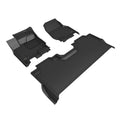 21C F150 SUPERCREW BUCKET SEATS KAGU FLOORLINER ROW 1 & 2 BLACK