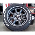 Enkei Compe 15x7 0mm Offset 4x114.3 Bolt Pattern 72.6mm Bore Dia Matte Gunmetal Wheel