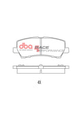 DBA 15-26 Ford Mustang GT (w/Performance Pkg) Rear RP Performance Brake Pads
