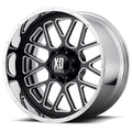 XD201 22X10 5X5.0 BLK MILL CHR LP -18MM