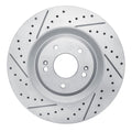 R1 19-22 Hyundai Veloster N Front Left Drilled & Slotted Geoperformance Rotor