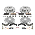 Power Stop 06-11 Honda Civic Coupe Front & Rear Autospecialty Brake Kit