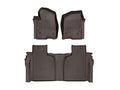 WeatherTech Cocoa Front and Rear Floorliners Fits -20-24 Chevrolet GMC 471436-1-3