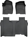 WeatherTech Black Front and Rear Floorliners Fits -20-26 Chevrolet GMC 441436-1-3