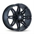Mayhem Offroad Wheels Rampage 8090 MB 17x9 Black -12 Off Set 5 Lug 4.53 BSM 87 Bore 127 Bolt Circle Cast Aluminum
