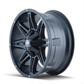 Mayhem Offroad Wheels Rampage 8090 MB 17x9 Black -12 Off Set 5 Lug 4.53 BSM 87 Bore 127 Bolt Circle Cast Aluminum
