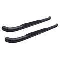 Tube Side Step Kit, Round, 3 Inch, Black; 07-18 Jeep Wrangler, 2 Door